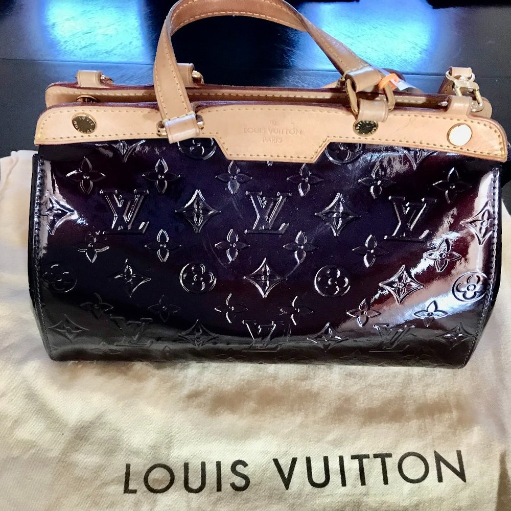 Louis Vuitton Vernis Brea PM Two-Way- AUTHENTIC
